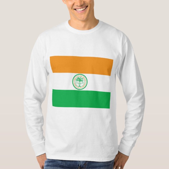 Flagga Miami (Florida) T Shirt (Framsida)