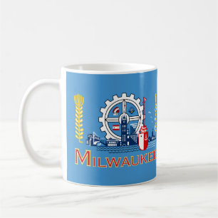Flagga Milwaukee, Wisconsin Coffee Mugg