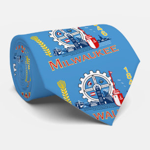 Flagga Milwaukee, Wisconsin Neck Tie Slips