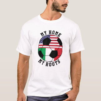 Flagga Mina rötter i hemmet, Italien T Shirt