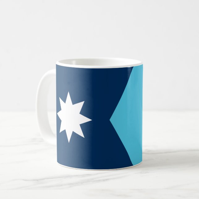 Flagga Minnesota Kaffemugg (Framsida vänster)
