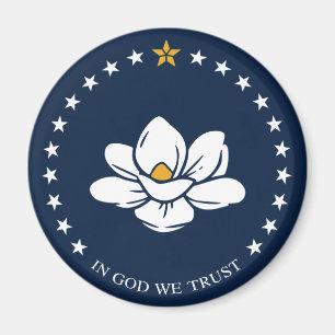 Flagga Mississippi (2020) Magnet