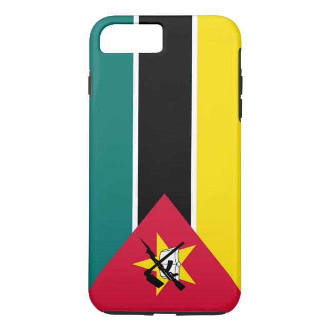 Flagga Moçambique Case-Mate iPhone Skal (Baksida)