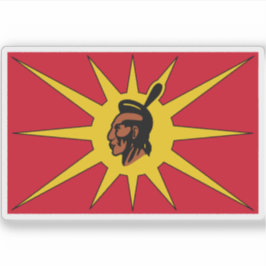 Flagga Mohawk Warrior Society (Rotisken’rakéhte) Klistermärken