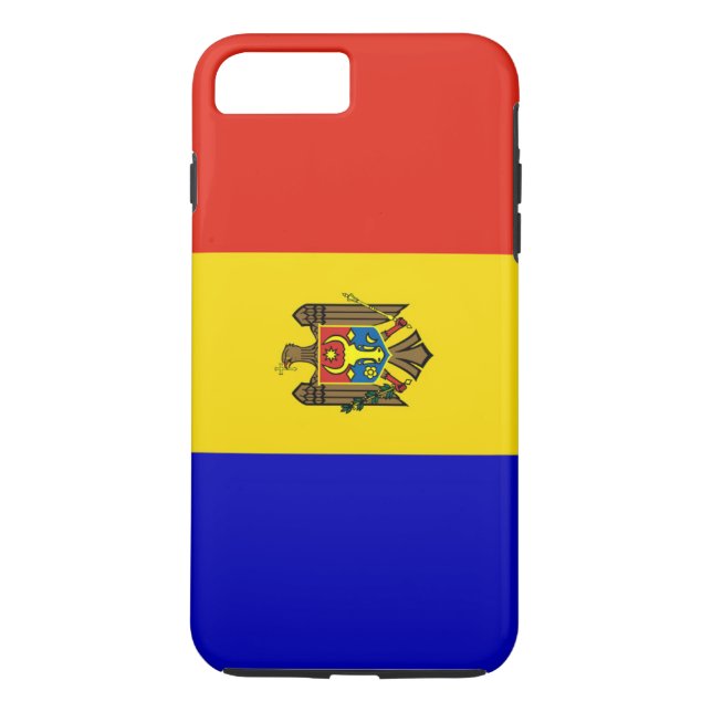 Flagga Moldavien Case-Mate iPhone Skal (Baksida)