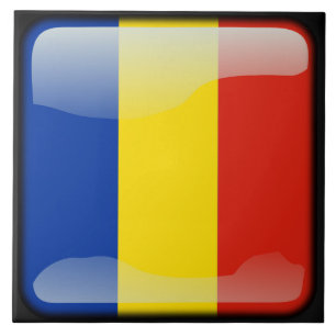 Flagga Moldavien Kakelplatta