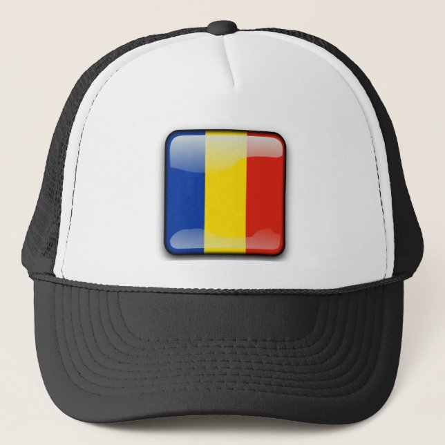 Flagga Moldavien Keps (Framsida)
