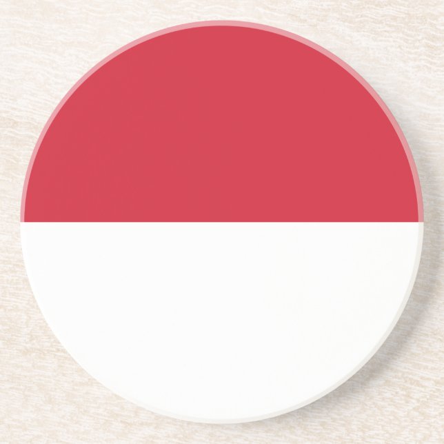 Flagga Monaco Underlägg (Framsidan)