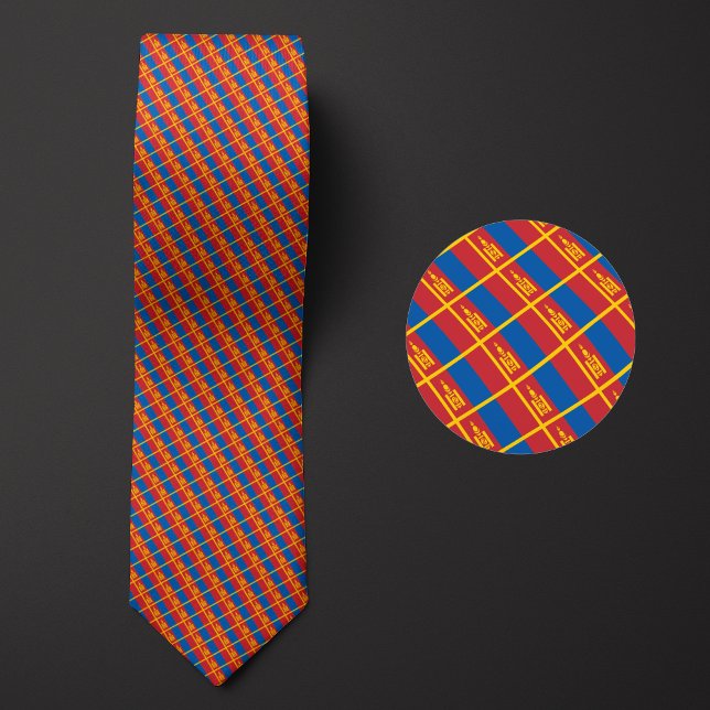 Flagga Mongoliet Mönster Slips (Skapare uppladdad)