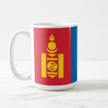 Flagga Mongoliet Soyombo Symbol Mongols