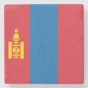 Flagga Mongoliet Stenunderlägg