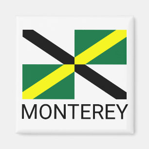 Flagga Monterey, Kalifornien Magnet