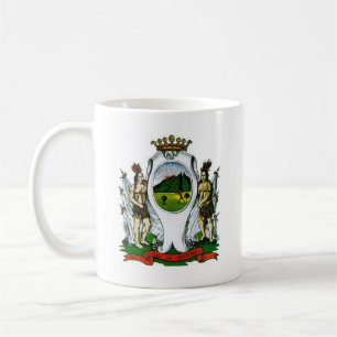 Flagga Monterrey, Nuevo León - MEXICO Kaffemugg