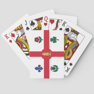 Flagga Montreal (Quebec, Kanada) Casinokort