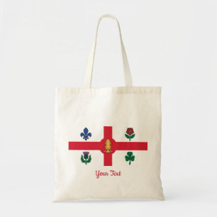 Flagga Montreal, Quebec Tote Bag Tygkasse