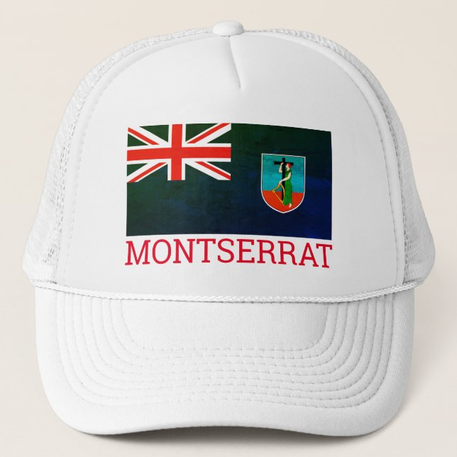 Flagga Montserrat Keps (Framsida)