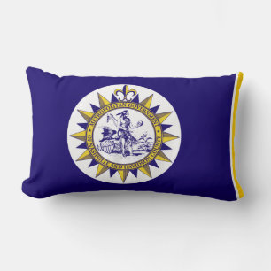Flagga Nashville, Tennessee Lumbar Pillow Lumbarkudde