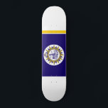 Flagga Nashville, Tennessee Mini Skateboard Bräda 18,5 Cm<br><div class="desc">Skateboard med flagga Nashville,  Tennessee. En blå flagga</div>