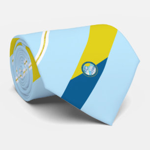 Flagga Neck Tie i staden Santa Ana (Kalifornien) Slips