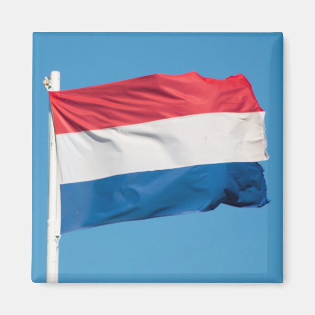 Flagga Nederländerna Magnet (Framsidan)