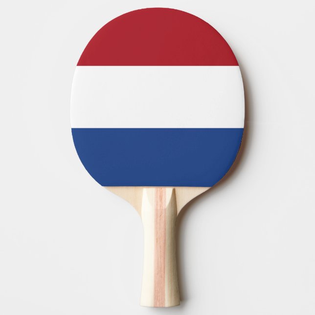Flagga Nederländerna Nederländska Flagga Amsterdam Pingisracket (Framsidan)