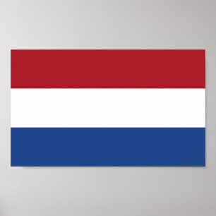Flagga Nederländerna Poster