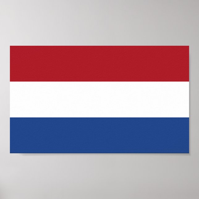 Flagga Nederländerna Poster (Framsidan)