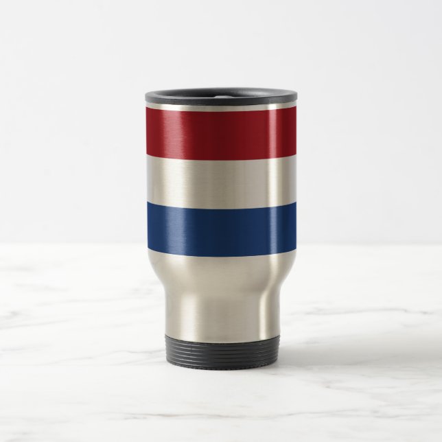 Flagga Nederländerna Travel/Commuter Mugg (Center)