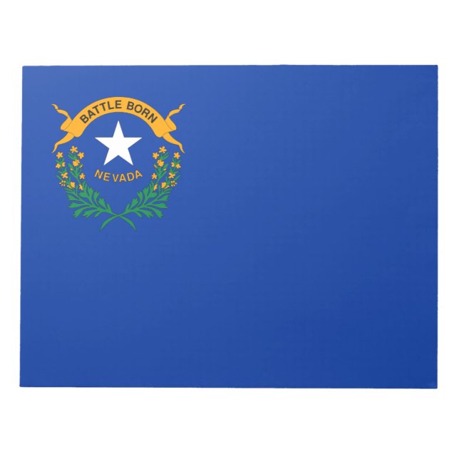 Flagga Nevada Anteckningsblock (Framsida)