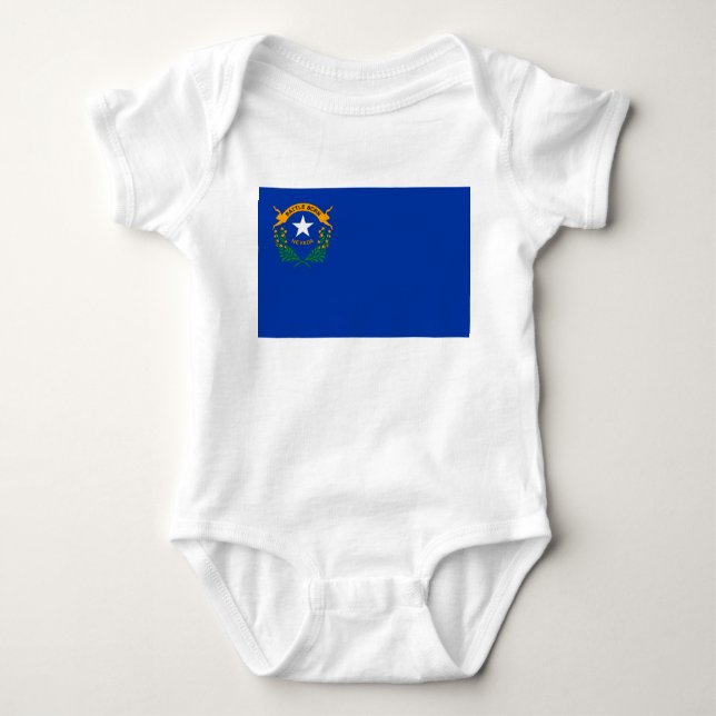 Flagga Nevada T Shirt (Framsida)