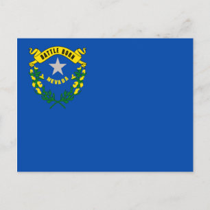 Flagga Nevada Vykort