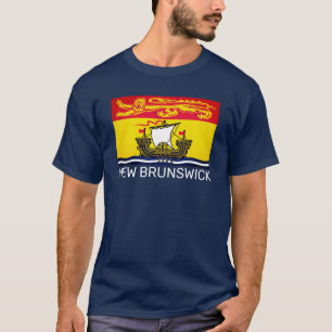Flagga New Brunswick, Kanada T Shirt