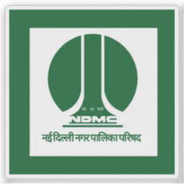 Flagga New Delhi, Indien Klistermärken