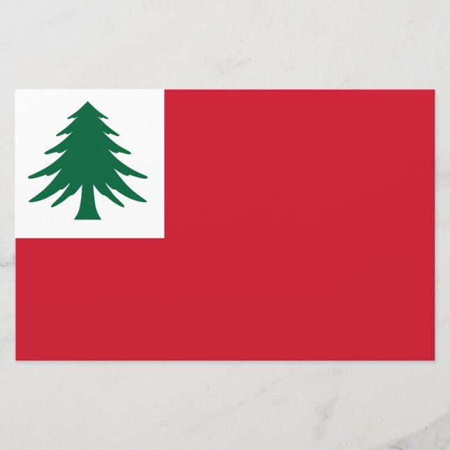 Flagga New England Brevpapper (Framsida)