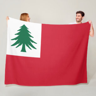 Flagga New England Fleecefilt
