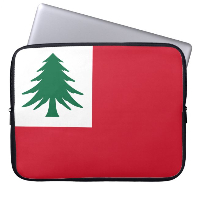 Flagga New England Laptop Fodral (Framsidan)