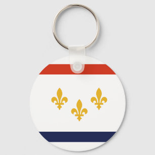 Flagga New Orleans, Louisiana Keychain Nyckelring