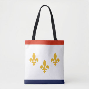 Flagga New Orleans, Louisiana Tote Bag Tygkasse