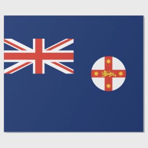 Flagga New South Wales (Australian State) Presentpapper
