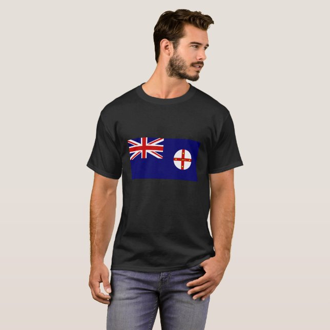 Flagga New South Wales T-shirt (Hel framsida)