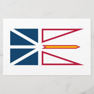 Flagga Newfoundland and Labrador (Kanada) Brevpapper