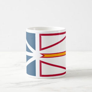 Flagga Newfoundland and Labrador (Kanada) Kaffemugg