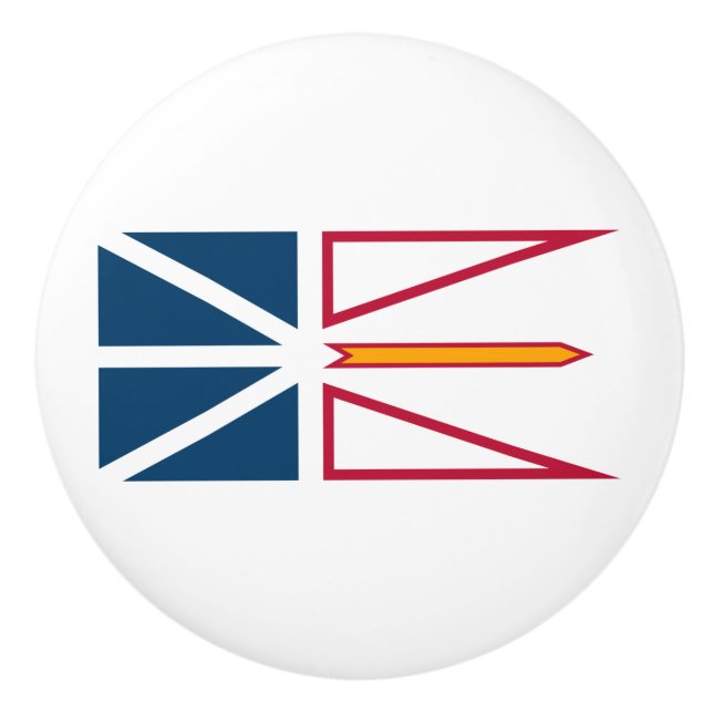 Flagga Newfoundland and Labrador (Kanada) Knopp (Framsidan)