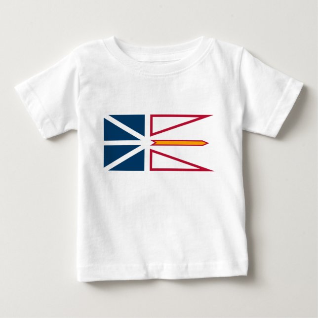 Flagga Newfoundland and Labrador (Kanada) T Shirt (Framsida)