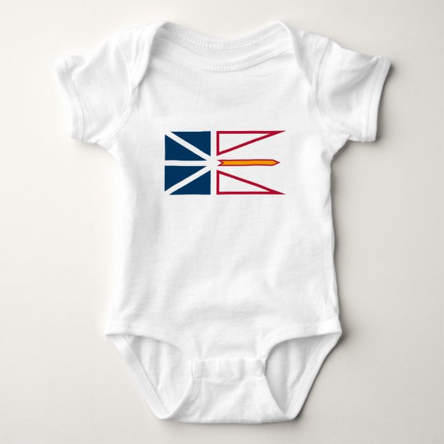 Flagga Newfoundland and Labrador (Kanada) T Shirt (Framsida)