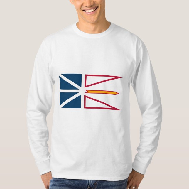 Flagga Newfoundland and Labrador (Kanada) T Shirt (Framsida)