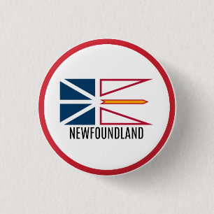 Flagga Newfoundland Knapp