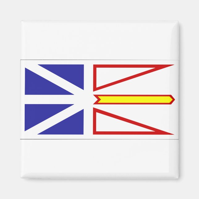 Flagga Newfoundland Magnet (Framsidan)