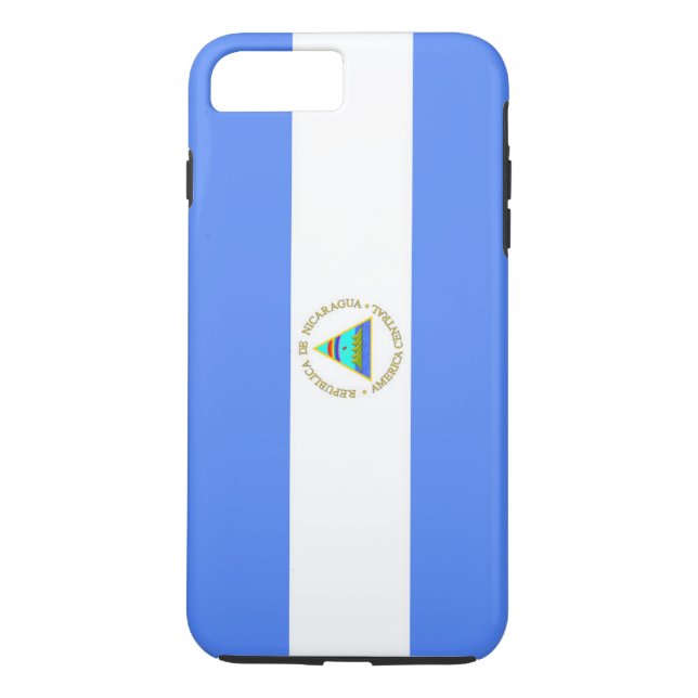 Flagga Nicaragua Case-Mate iPhone Skal (Baksida)