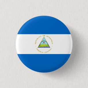 Flagga Nicaragua Knapp